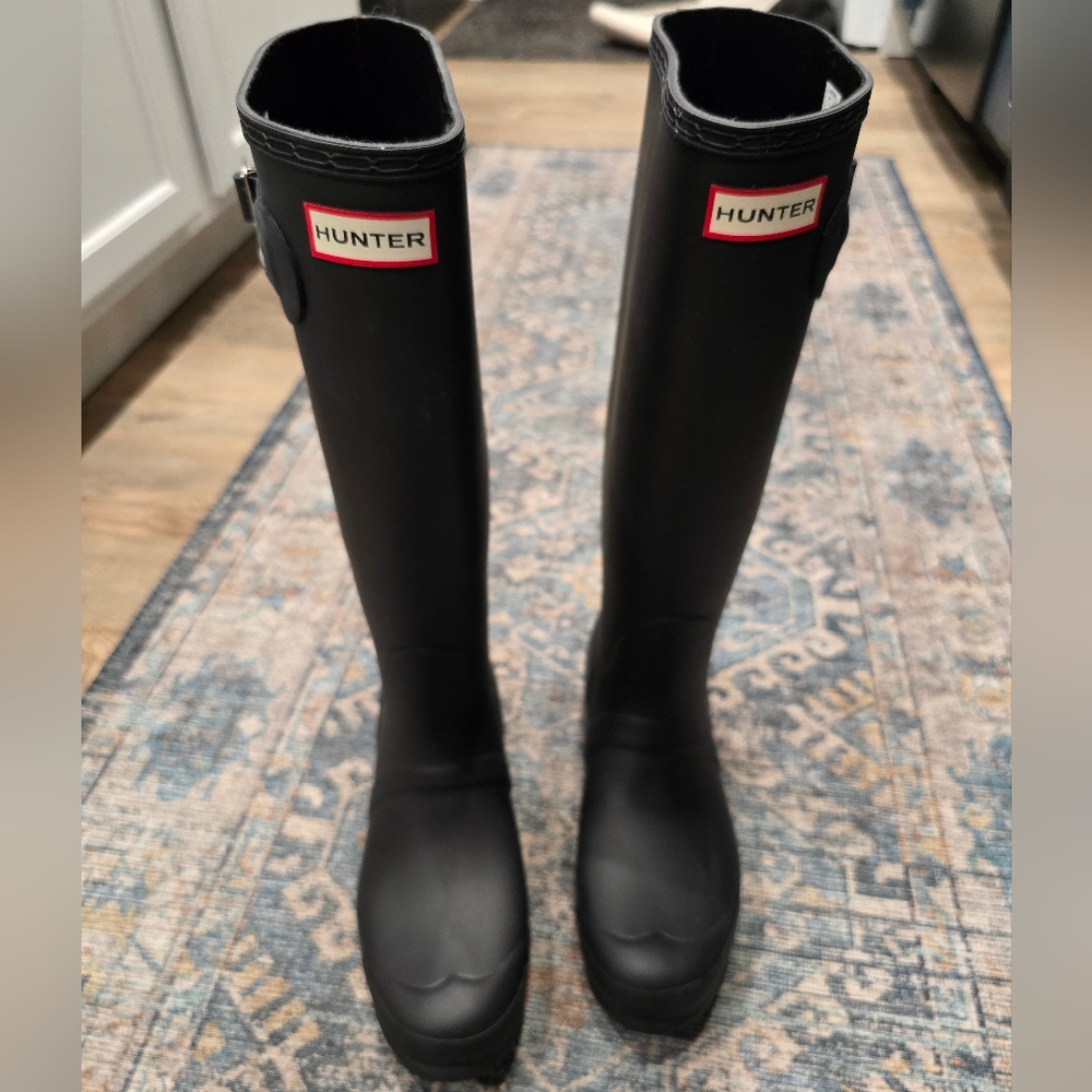 Tall Hunter rain boots